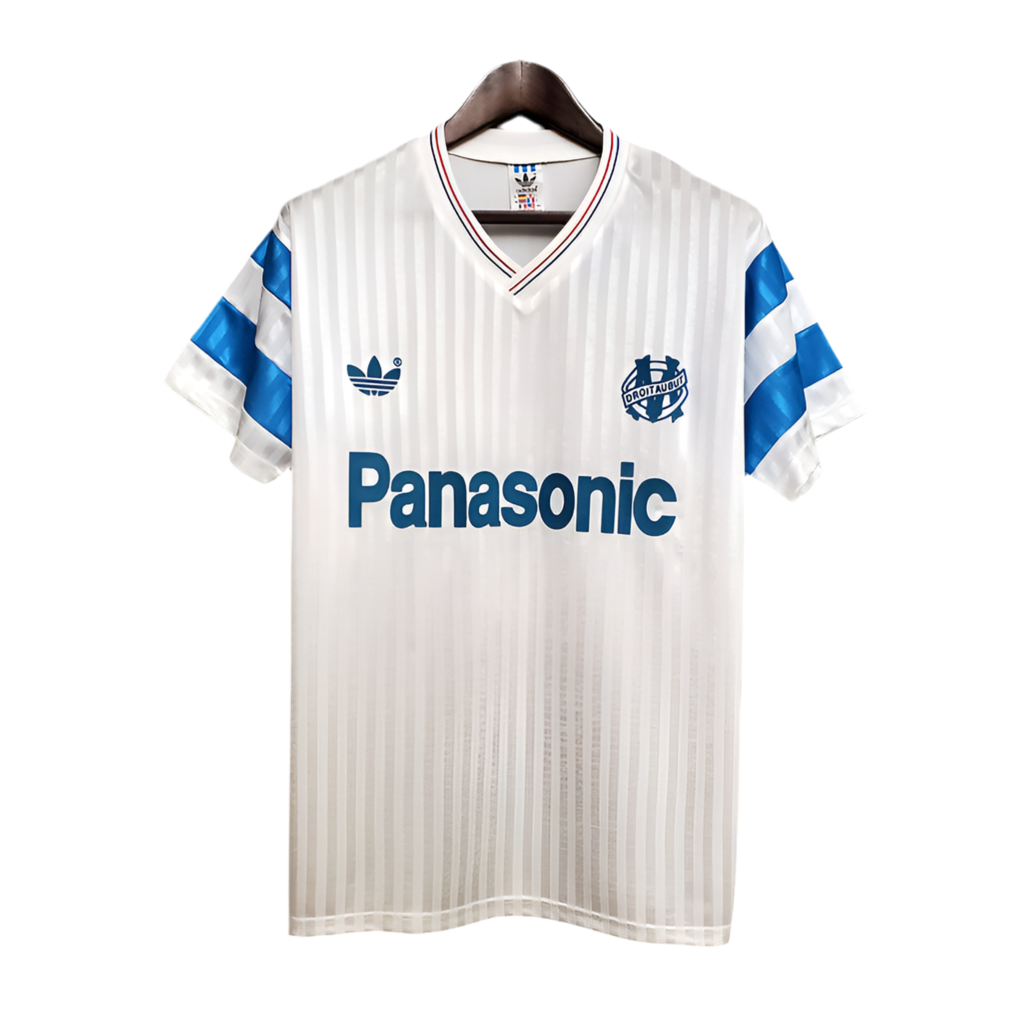 Jersey Marseille Retro 1990 White -