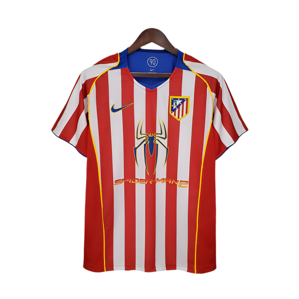 Jersey Atlético de Madrid Retro 2004/2005 - Red and White