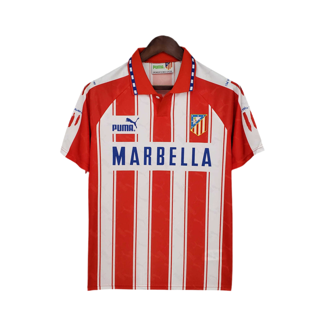 Jersey Atlético de Madrid Retro 1994/1995 - White and Red