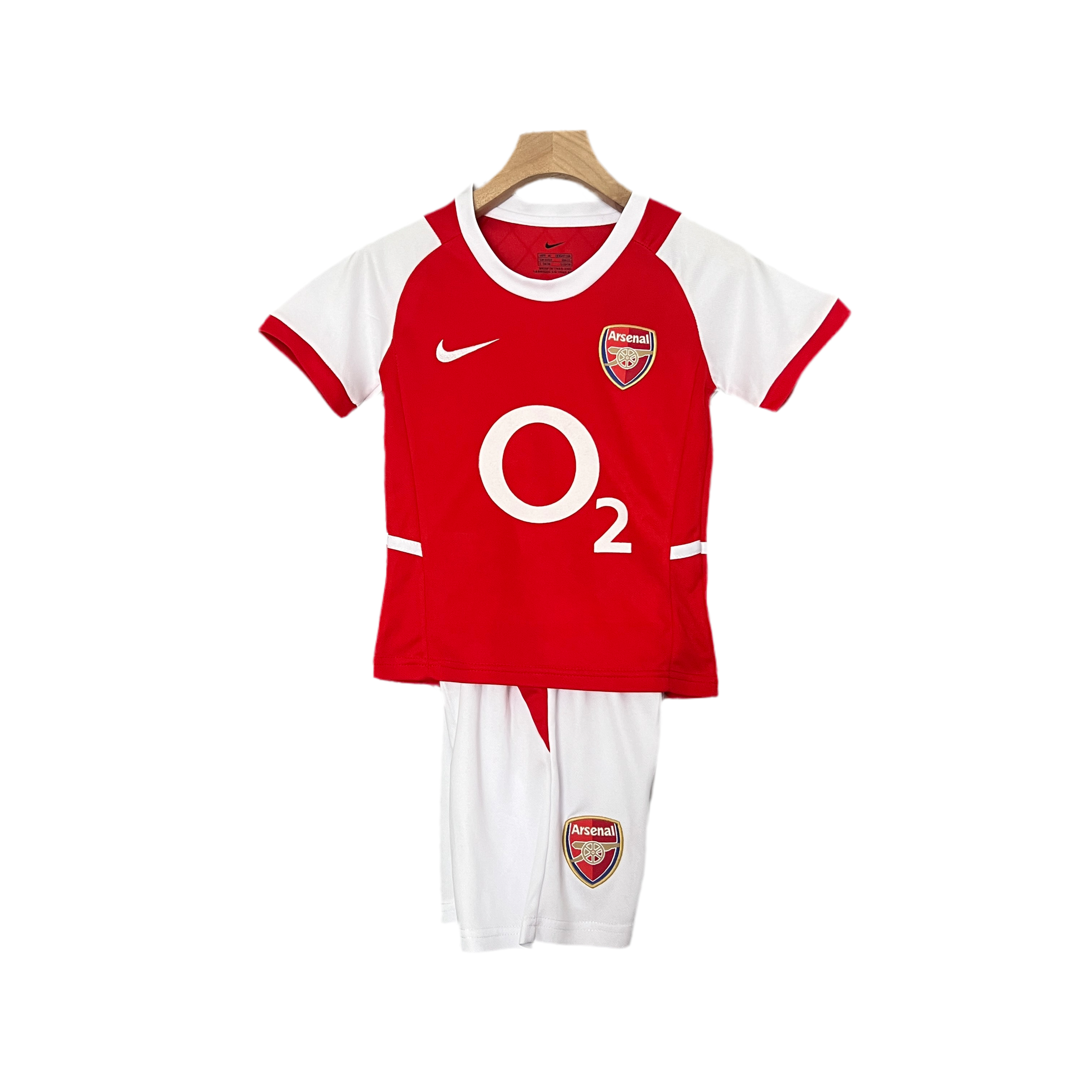 Kids Kit Retro Arsenal I 02/04 - Red and White