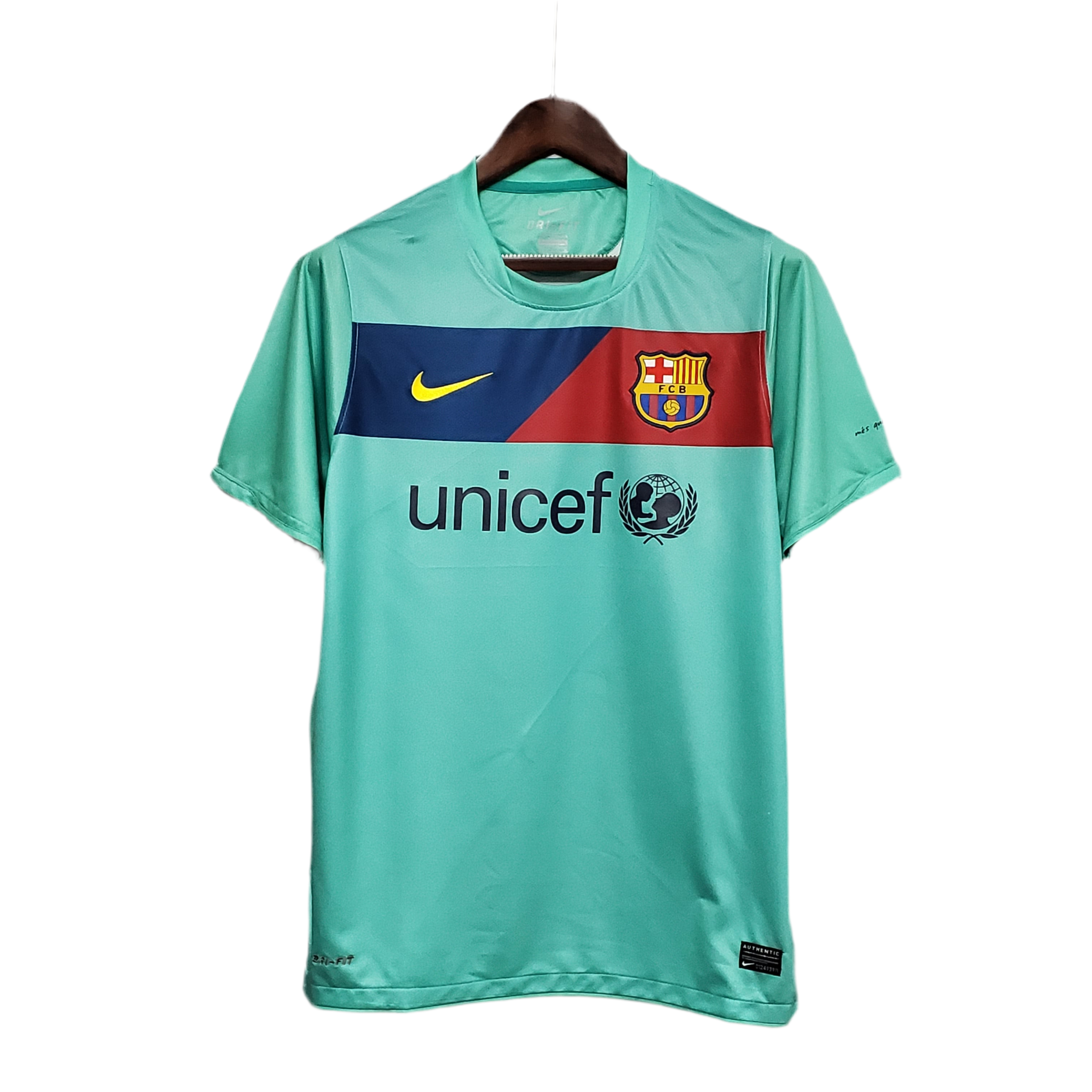 Jersey Barcelona Away 10/11 - Blue and Grená