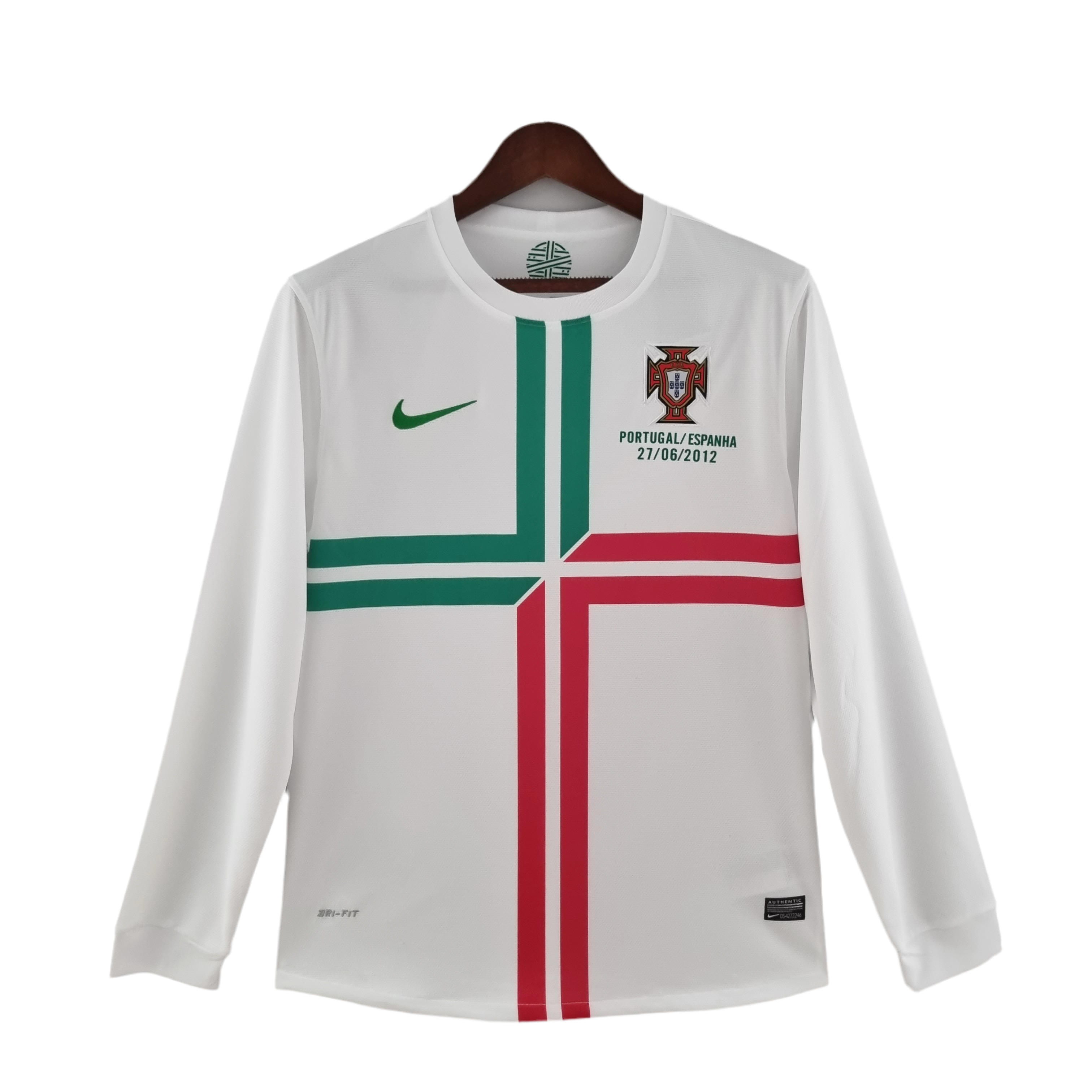 Jersey Long Sleeve Retro Portugal II 2012 - White