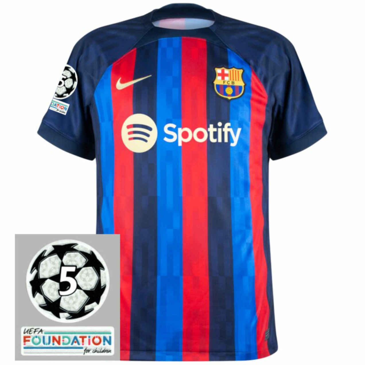 Jersey Barcelona I [Patch Champions League] 22/23 - Grená