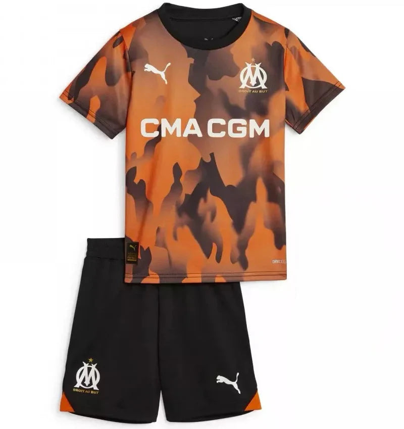 Kids Kit Olympique de Marseille III 24/25 - Orange