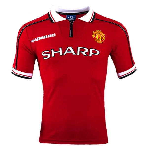 Jersey Manchester United Retro 98/99 com Patch - Red