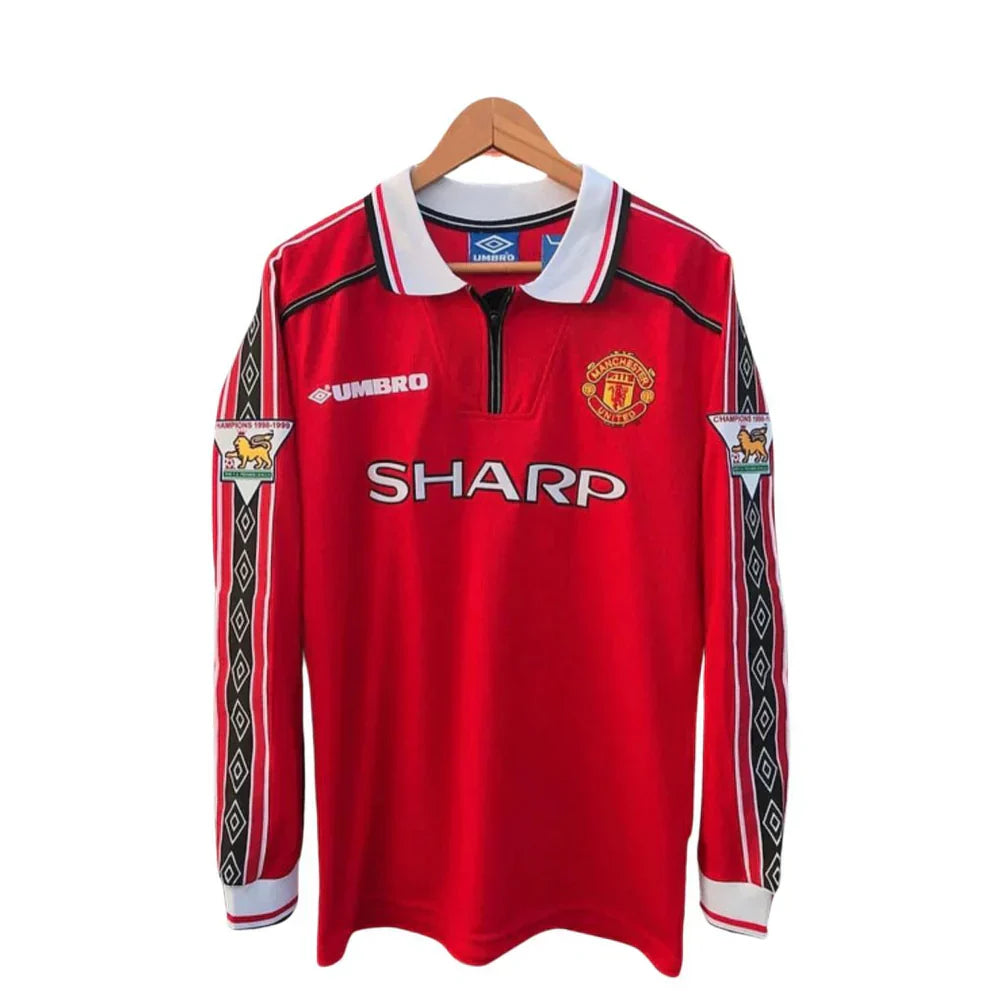 Jersey Long Sleeve Manchester United 98/99 - Red